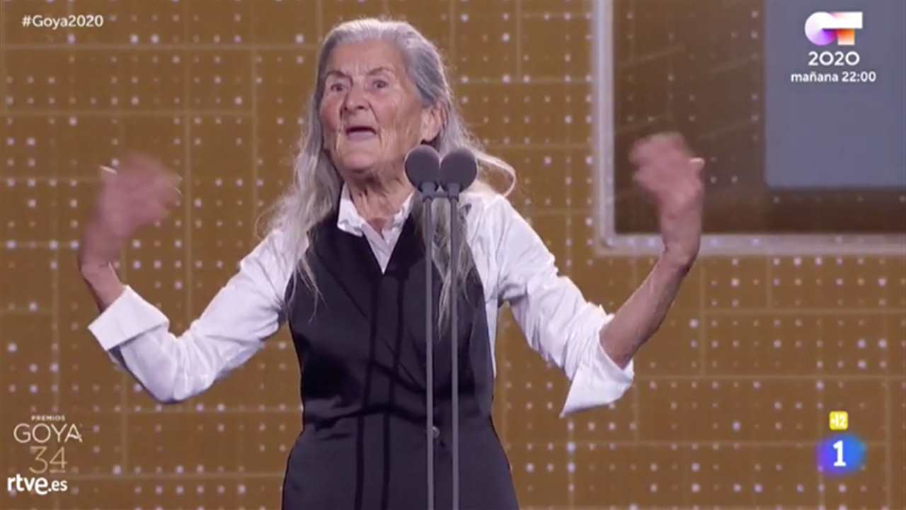 Premios Goya 2020: Benedicta Sánchez protagoniza el momento más entrañable con su discurso