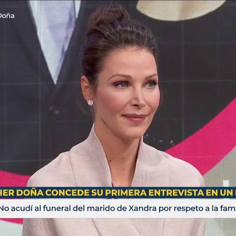 Esther Doña aclara por qué no fue al entierro de Jaime Carvajal, marido de Xandra Falcó