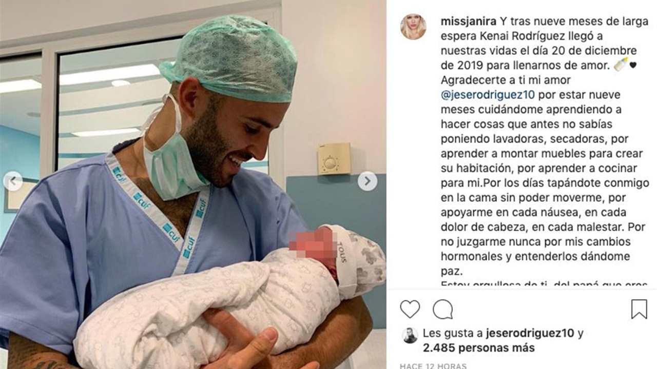 Jesé Rodríguez, ex pareja de Aurah Ruiz, da la bienvenida a su cuarto hijo, Kenai