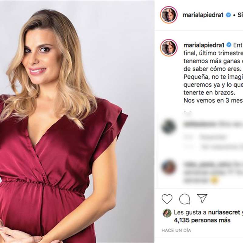 María Lapiedra, ya en casa, publica su primera foto con su hija Mia y enseña su figura postparto