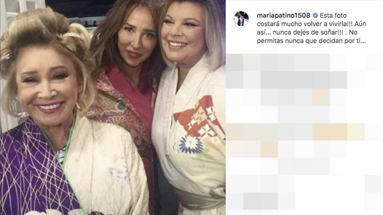 La imagen de María Patiño, Mila Ximénez y Terelu Campos que no se repetirá