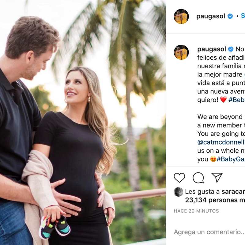 Pau Gasol y Catherine McDonnell esperan su primer hijo