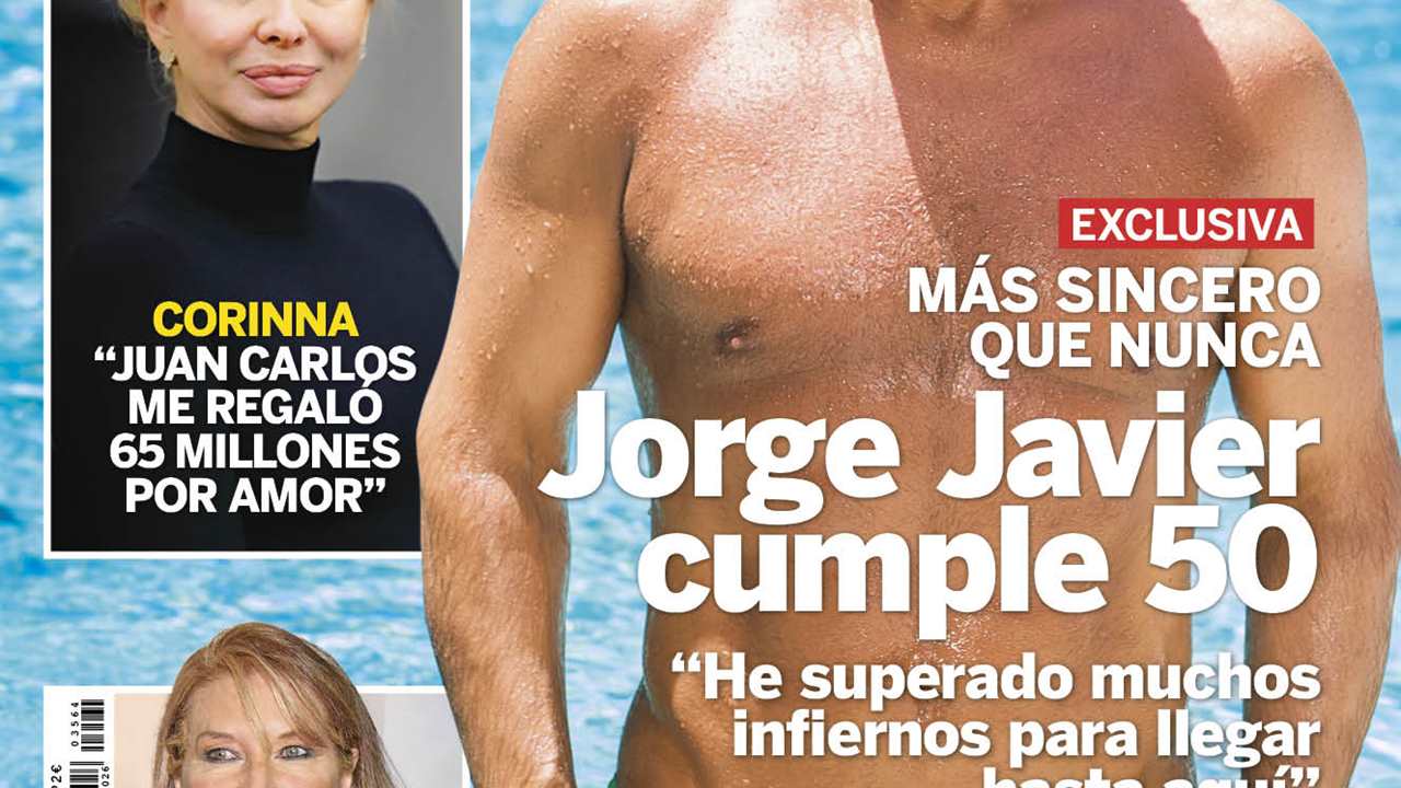 Jorge Javier cumple 50 luciendo tipazo en bañador: "Ojalá hubiera tomado antes antidepresivos"