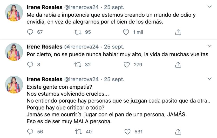 Irene Rosales Twitter
