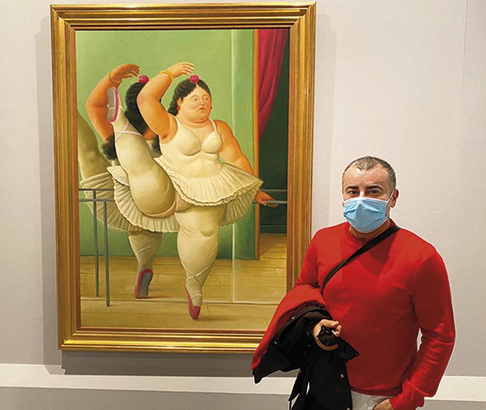 Jorge Javier exposición Botero