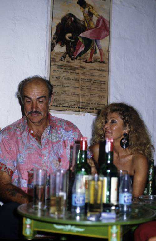 Sean Connery y Micheline, en Marbella(1)