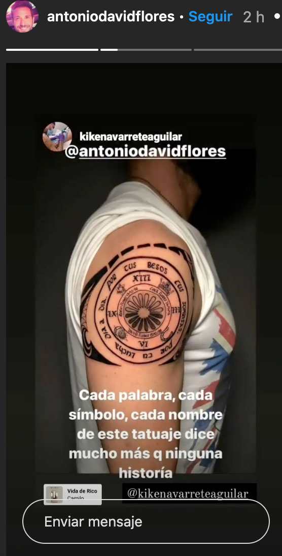 Antonio David Flores Tatuaje