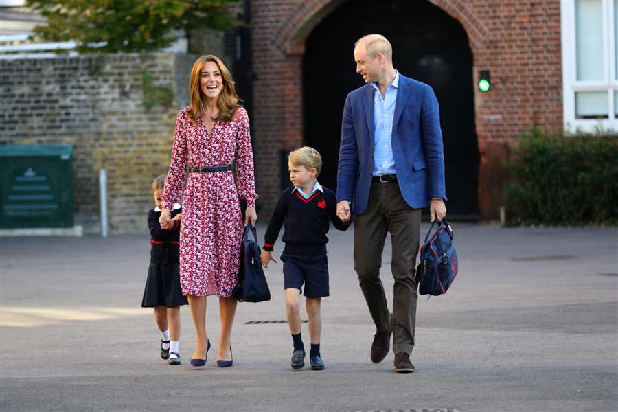 George Charlotte Kate Middleton príncipe Guillermo