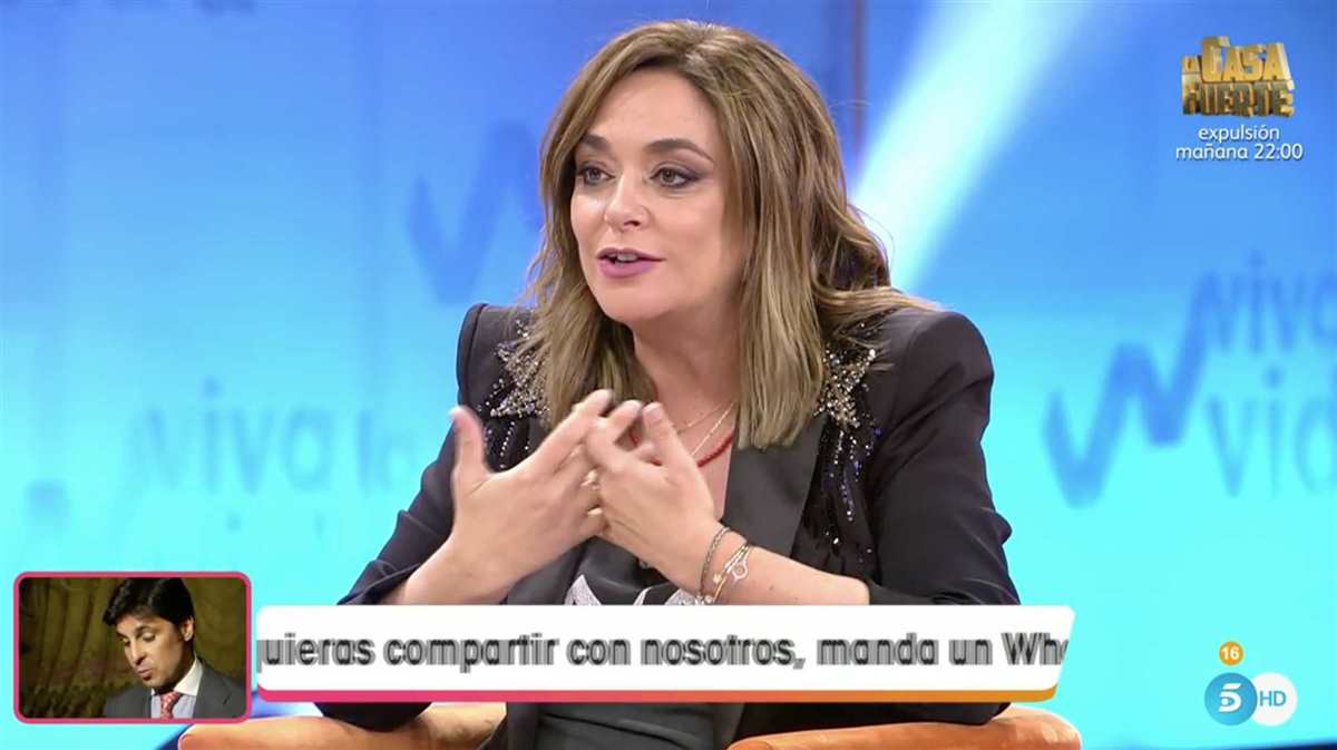 Toñi Moreno advierte a Sandra Barneda