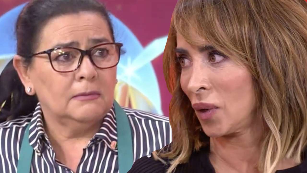 'La Última Cena': María del Monte 'esquiva' a Isabel Pantoja y recibe las disculpas de María Patiño