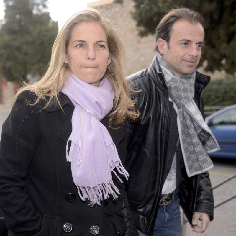 Arantxa Sánchez Vicario y Jose Santacana