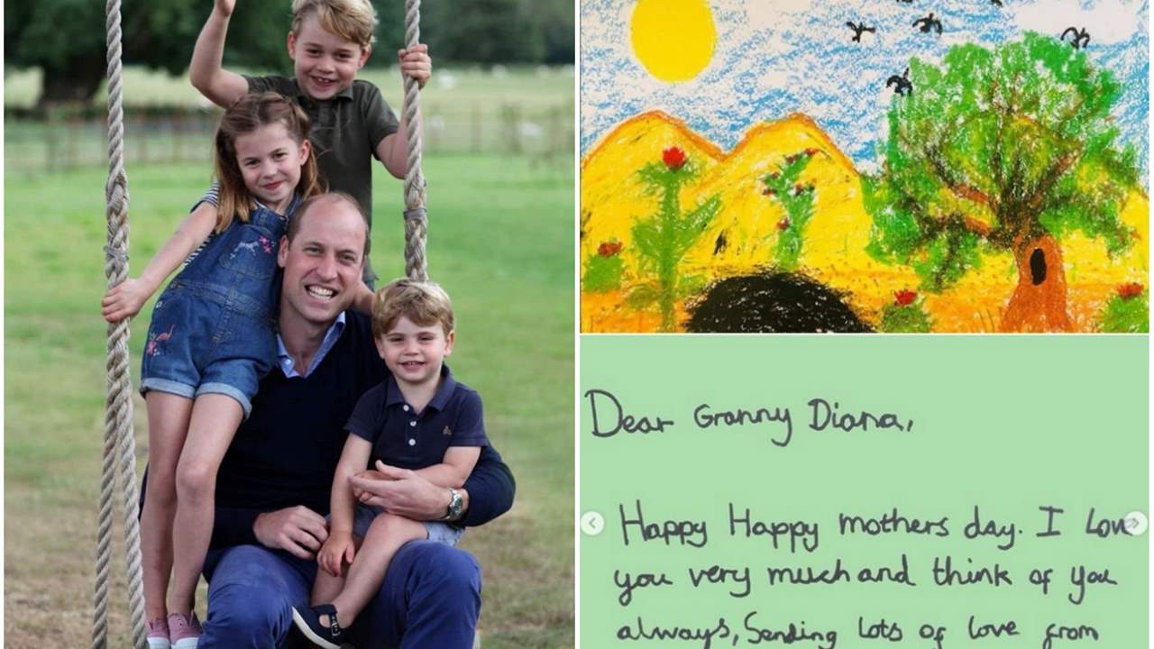 Los hijos de Kate Middleton homenajean a su abuela Lady Di