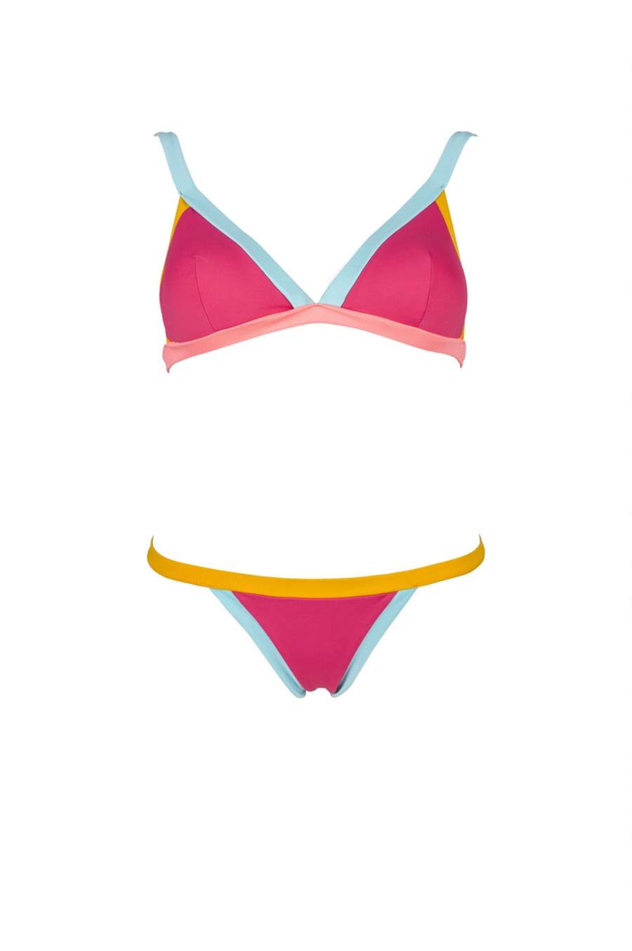 Un bikini tricolor