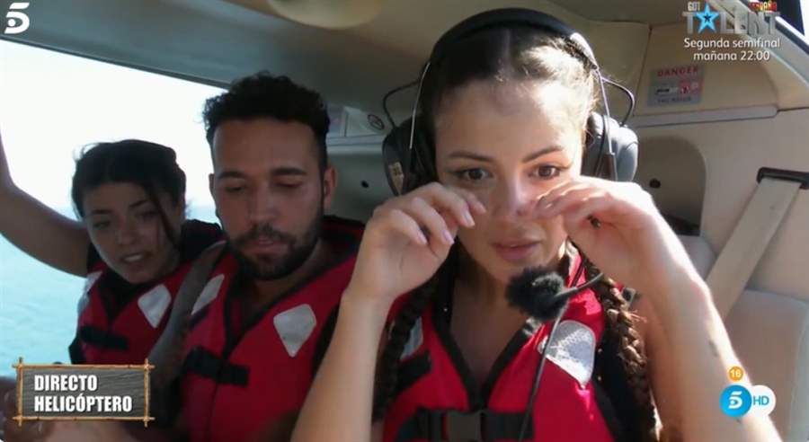 Melyssa Pinto salto del helicóptero