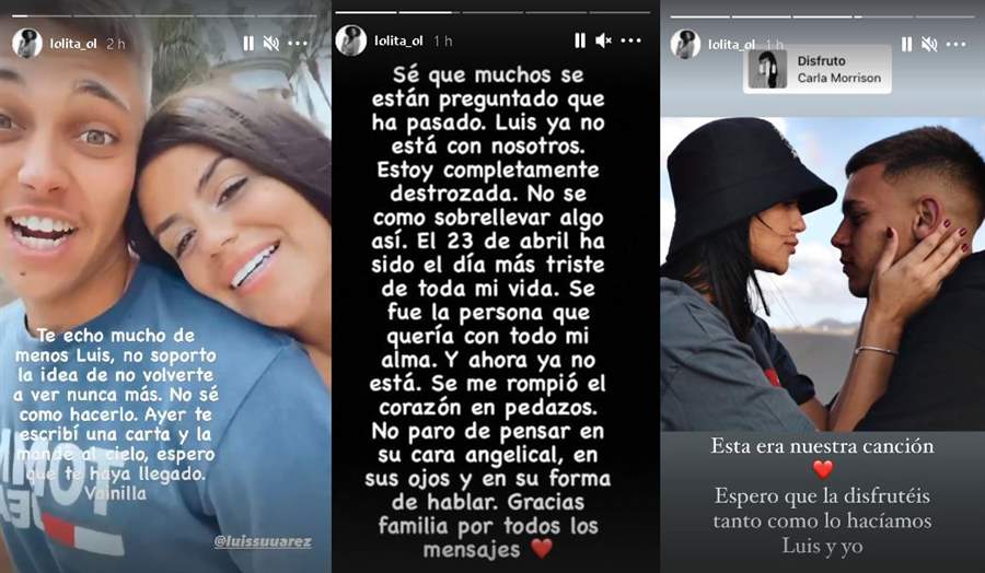 Lola Ortiz reacciona a la muerte de su novio