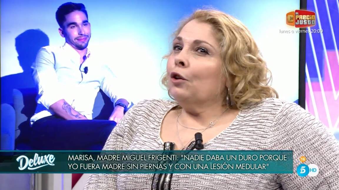 Marisa madre de Miguel Frigenti