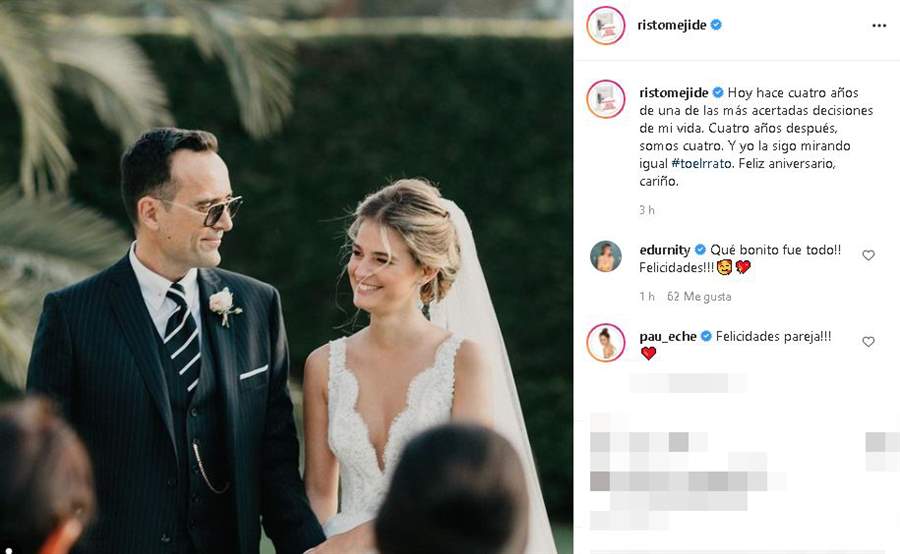 Risto Mejide y Laura Escanes boda