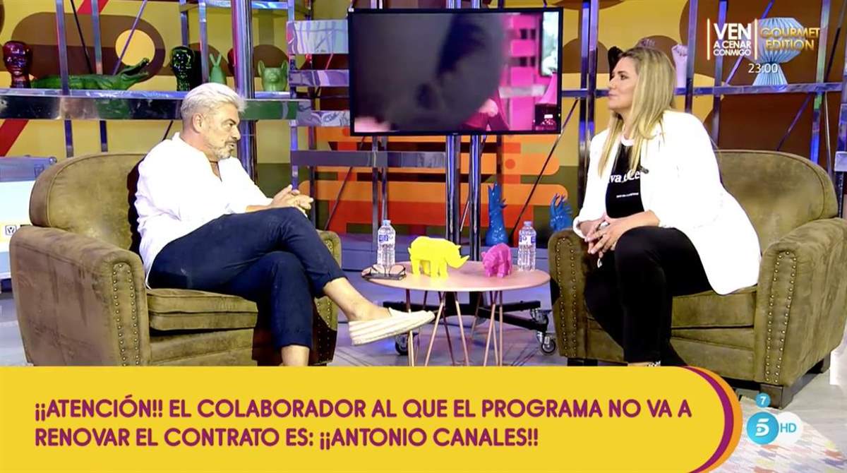 Carlota Corredera y Antonio Canales