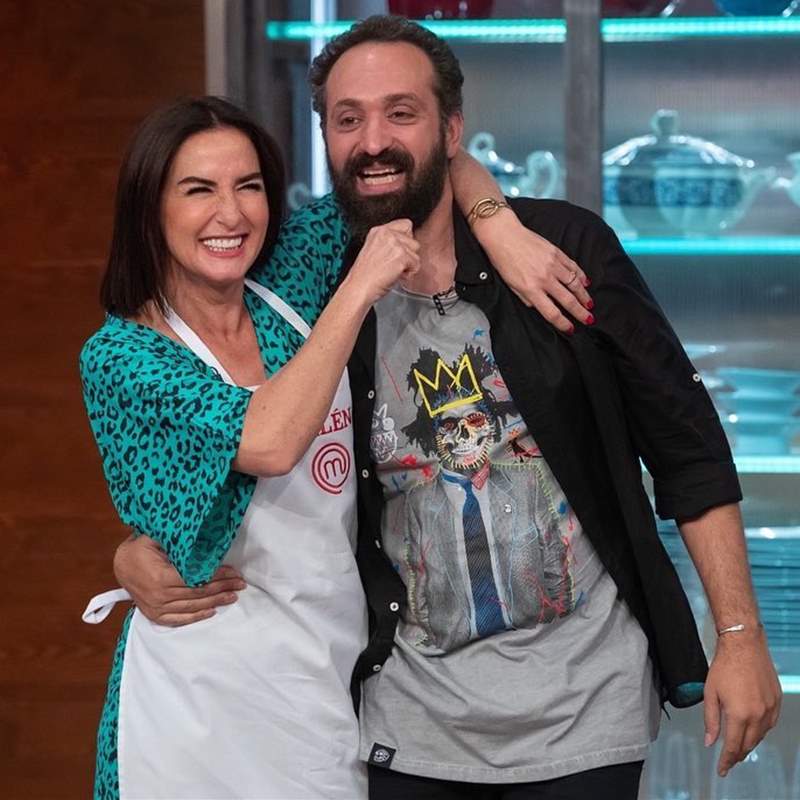 Belén López, la ganadora de 'Masterchef celebrity' para su novio, Añil Fernández