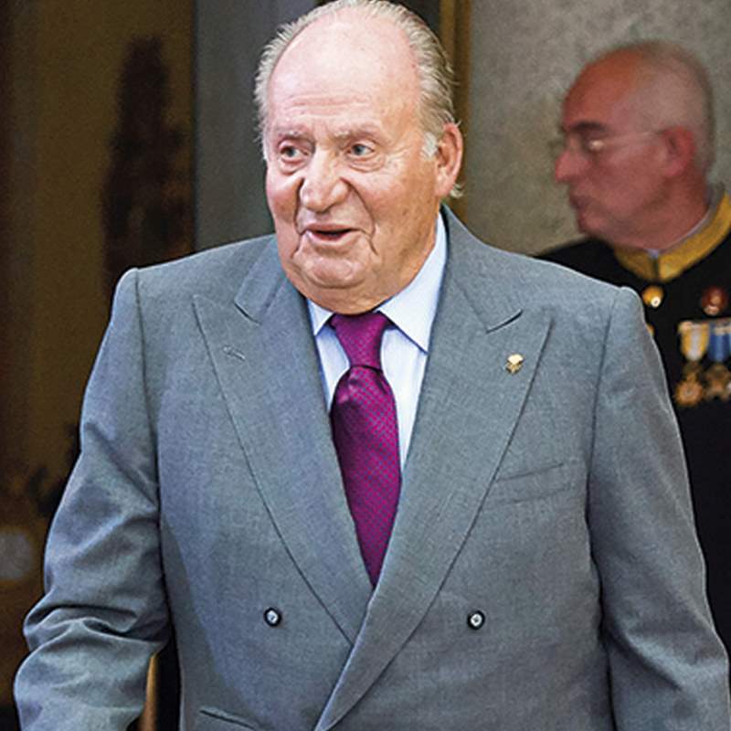Rey emérito Juan Carlos de Borbón