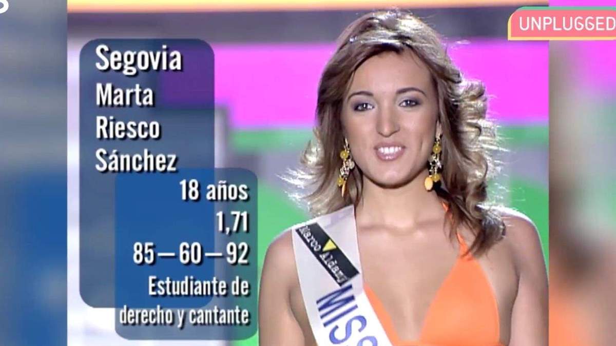 Marta Riesco en Miss España 2006
