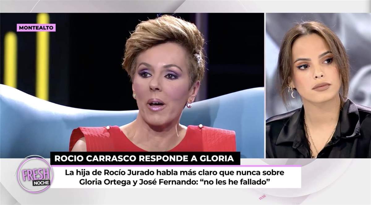 Gloria Camila y Rocío Carrasco