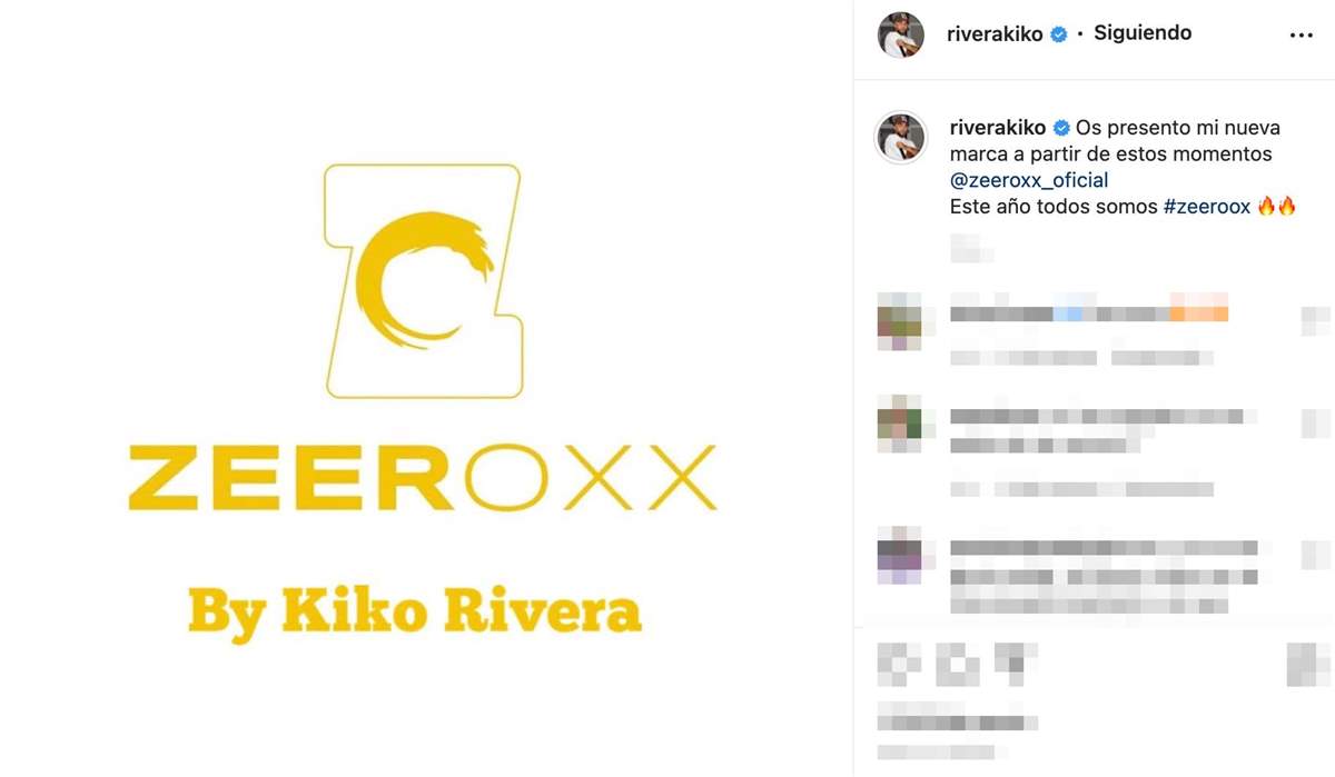Kiko Rivera nueva marca