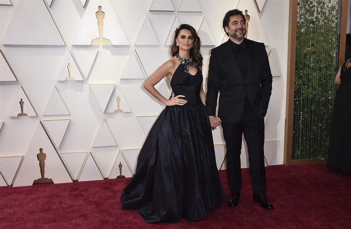 Javier Bardem y Penélope Cruz en Los Oscar 2022