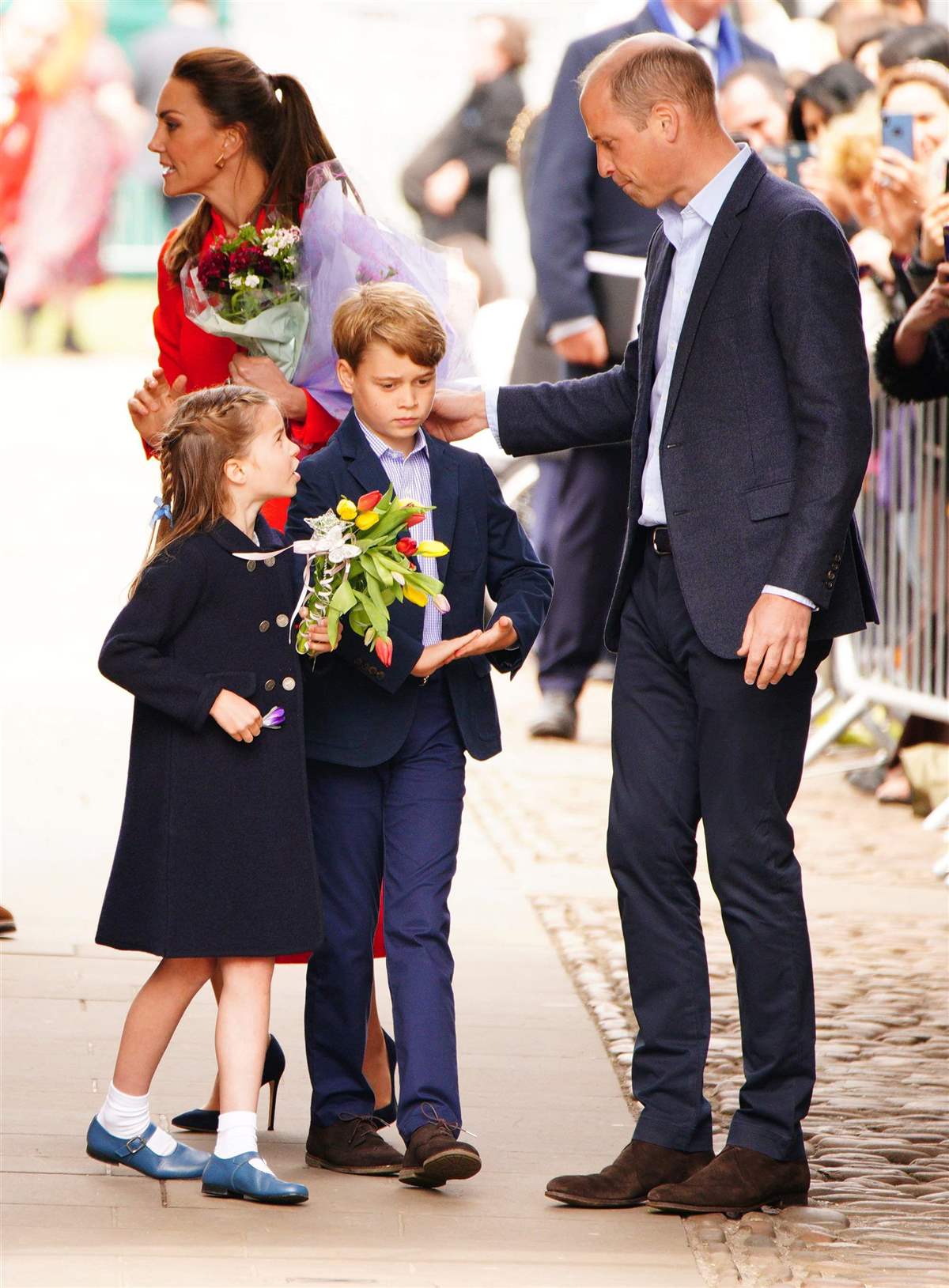 Kate Middleton, Charlotte, George y Guillermo