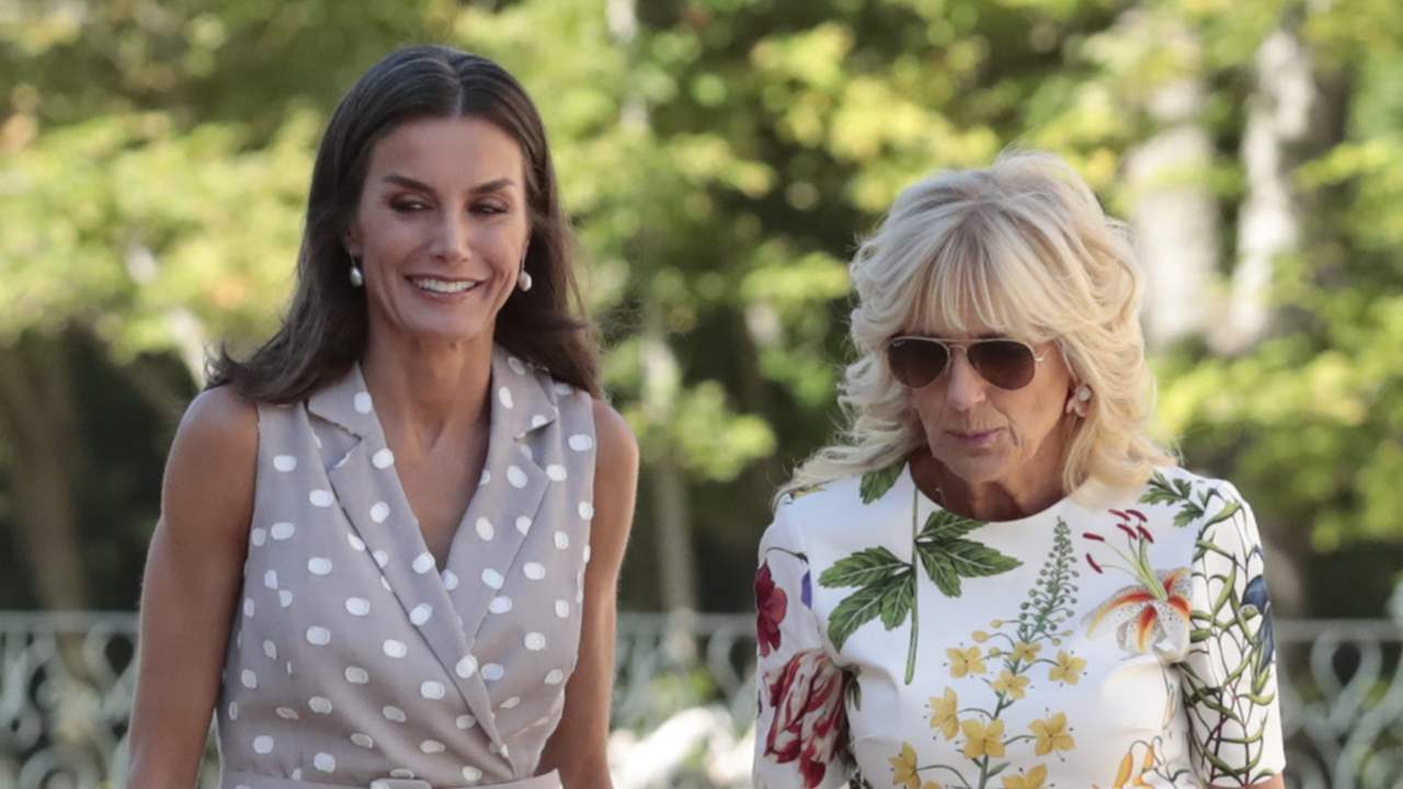 Letizia y Jill Biden