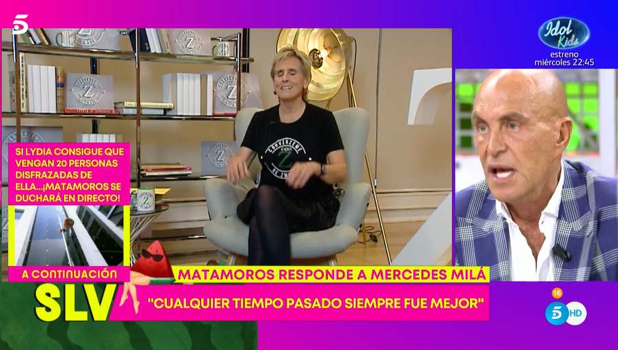 Kiko Matamoros hablando de Mercedes Milá