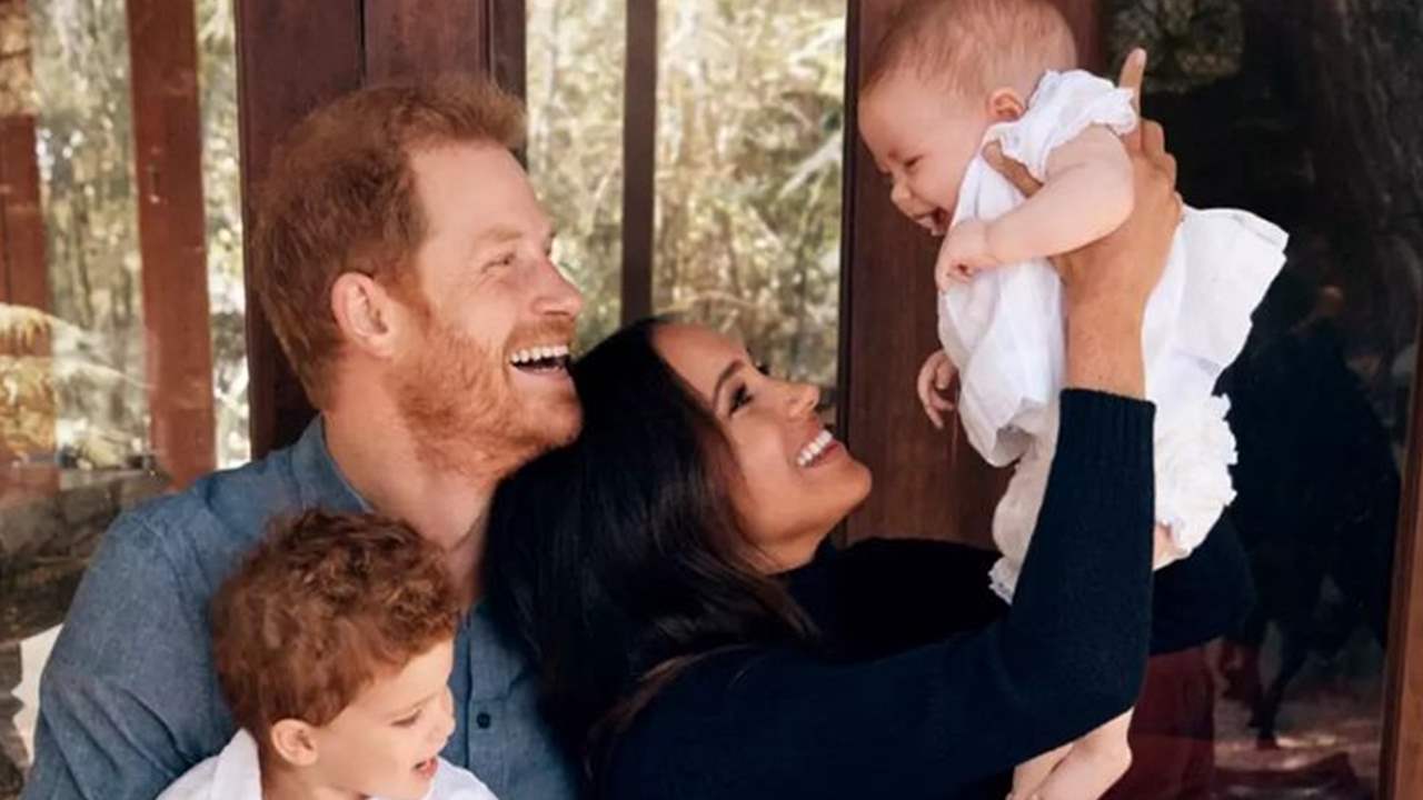 Meghan, Harry, Archie y Lilibet