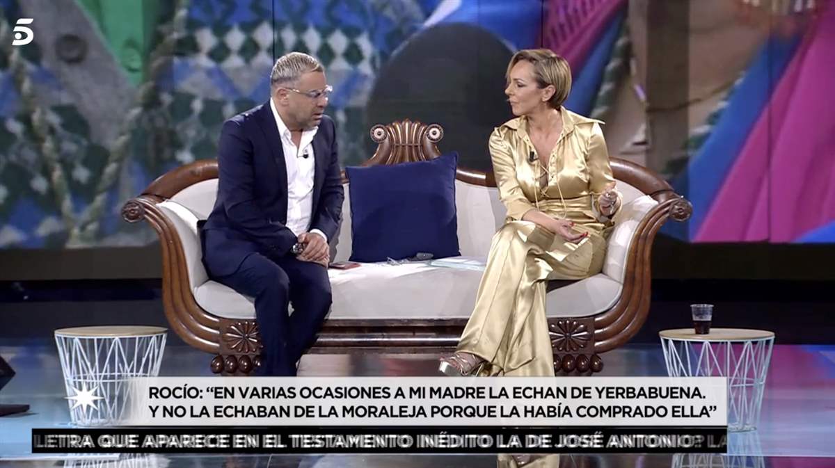 Rocío Carrasco y Jorge Javier Vázquez