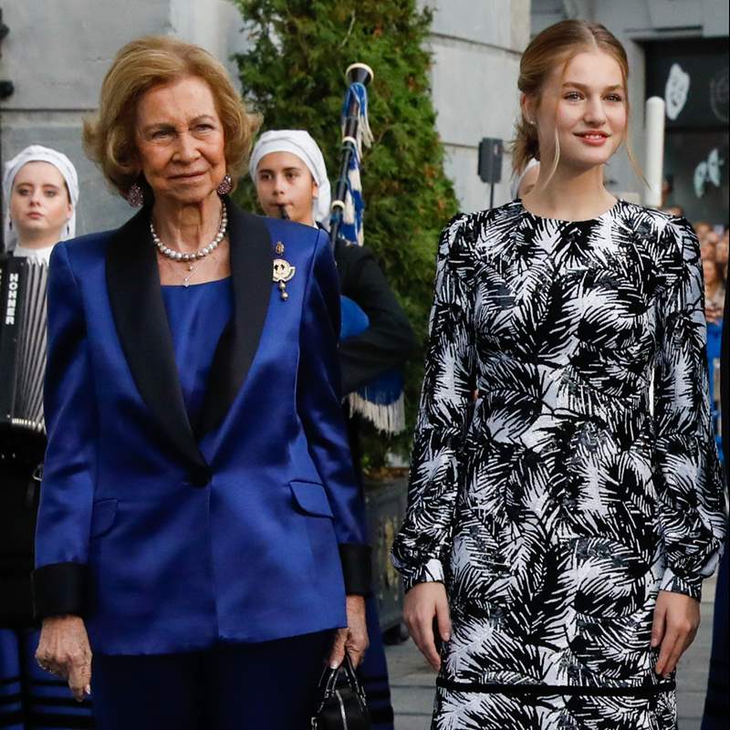 La reina Sofía y la princesa Leonor en Oviedo 2022
