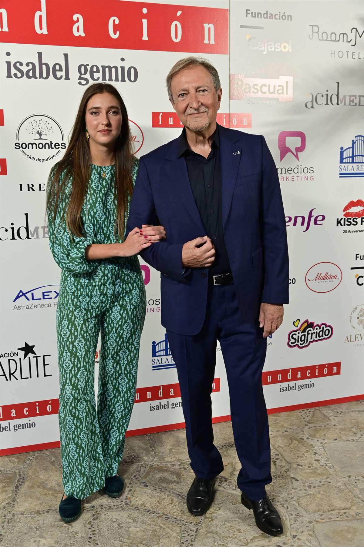 Paco Lobatón y su hija Berenice