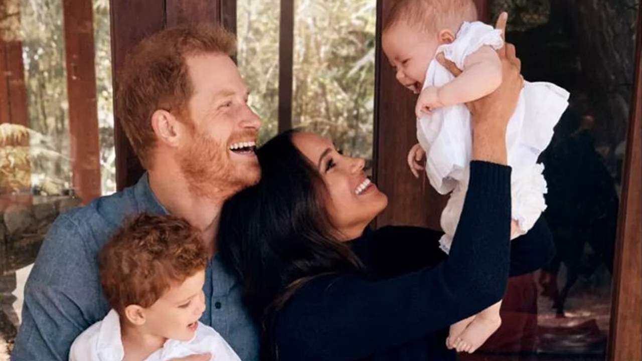 Meghan, Harry, Archie y Lilibet