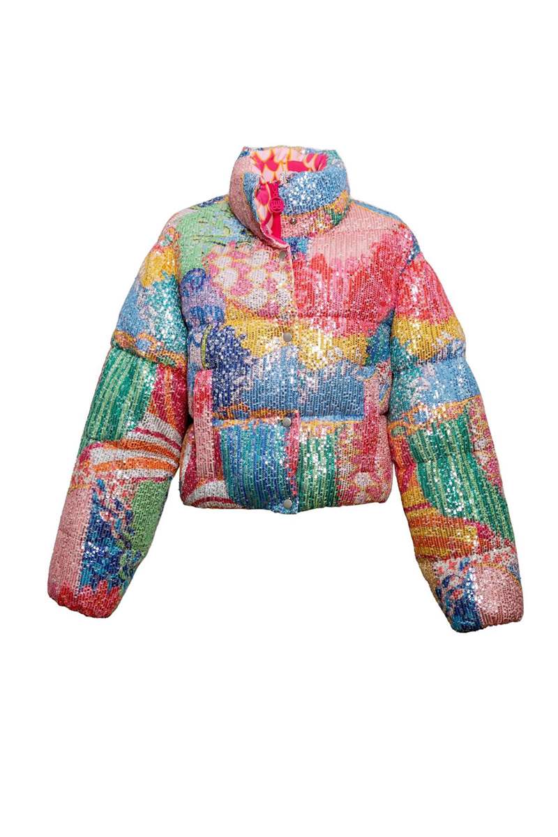 Un abrigo multicolor