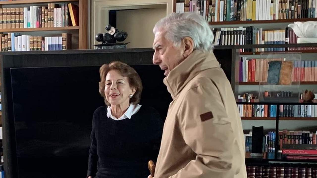 Las imágenes que confirman el reencuentro entre Mario Vargas Llosa y su exmujer Patricia hace solo unos meses