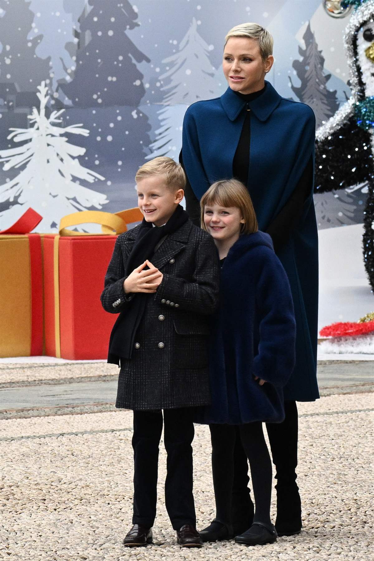 Charlene, Jacques y Gabriella