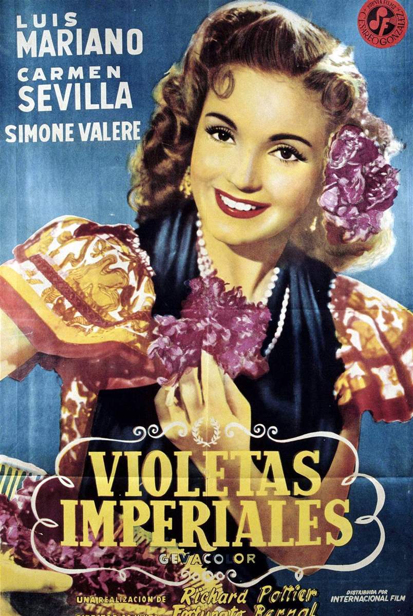 Violetas Imperiales fue uno de los grandes éxitos de taquilla de Carmen Sevilla