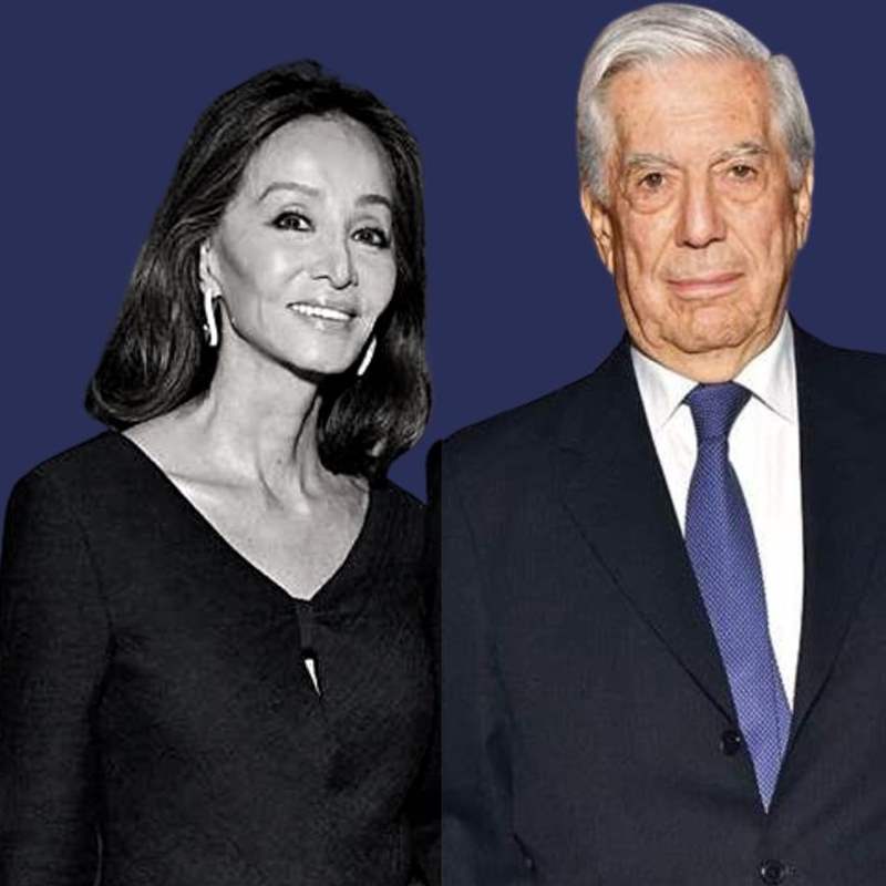 Mario Vargas Llosa Isabel Preysler collage