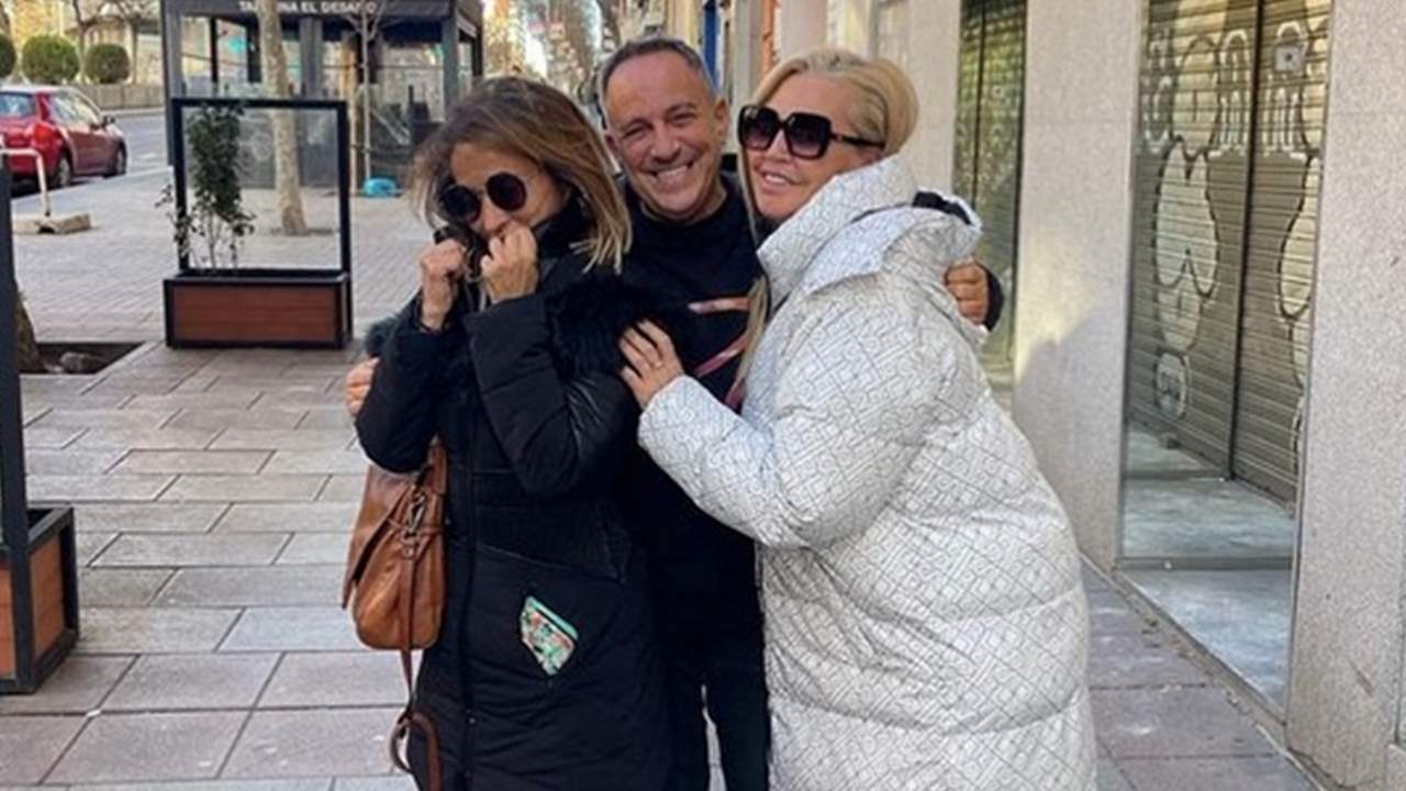 Belén Esteban, María  Patiño y Víctor Sandoval comparten planazo de fin de semana