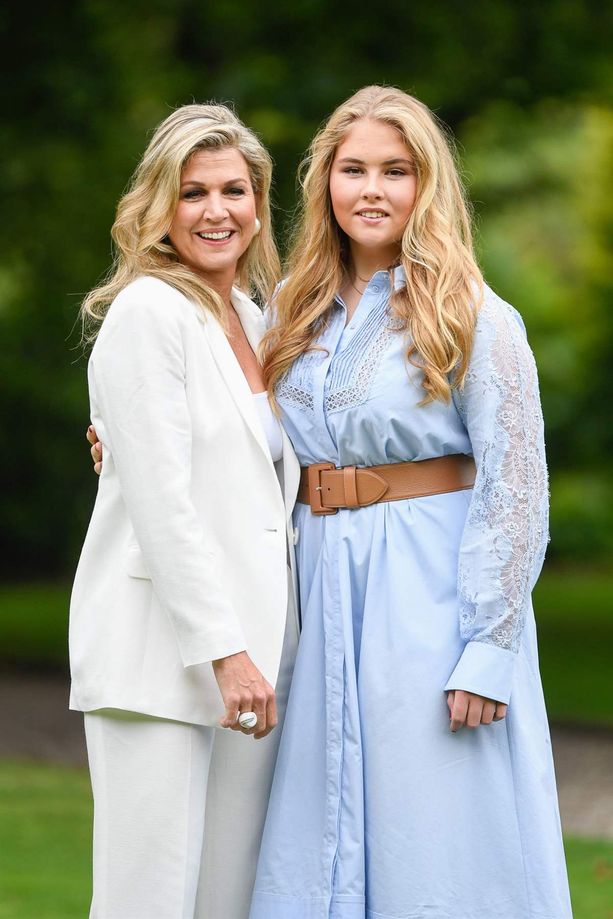 La reina Máxima de Holanda y su hija Amalia 