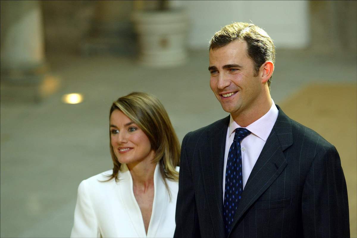 Los reyes Felipe y Letizia el día del anuncio de su compromiso