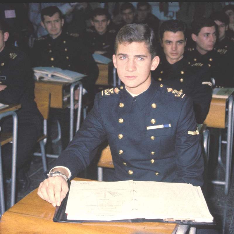 El rey Felipe en la Academia Militar 
