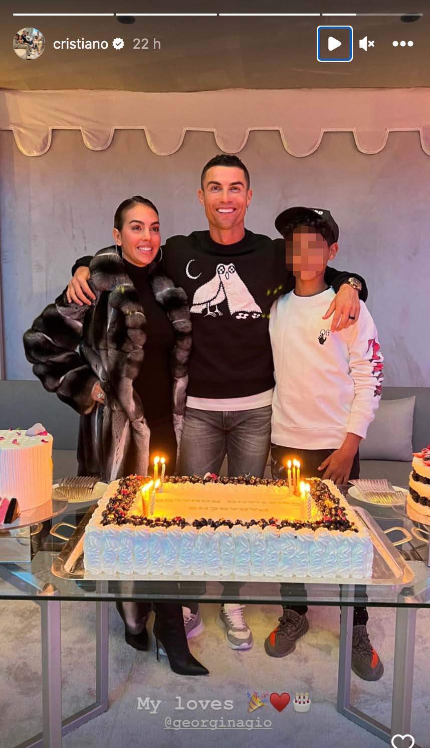 Georgina Rodríguez y Cristiano Ronaldo