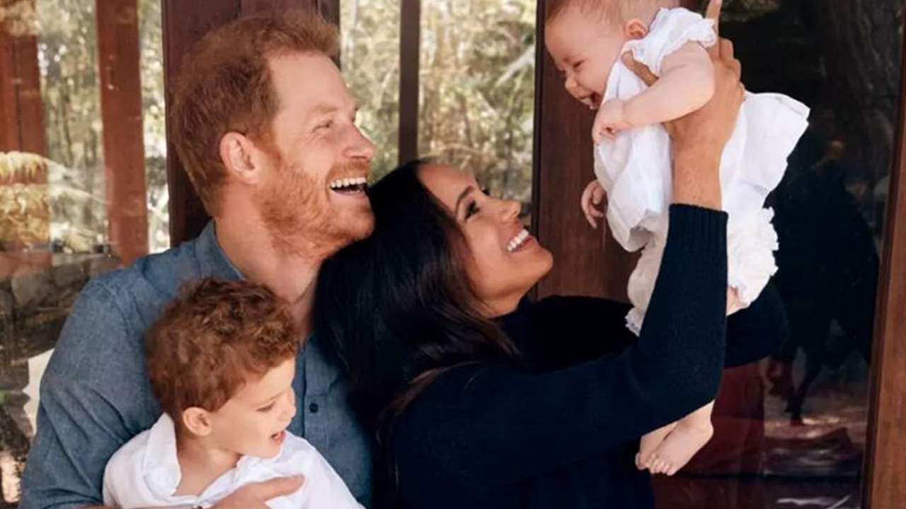 Meghan, Harry, Archie y Lilibet