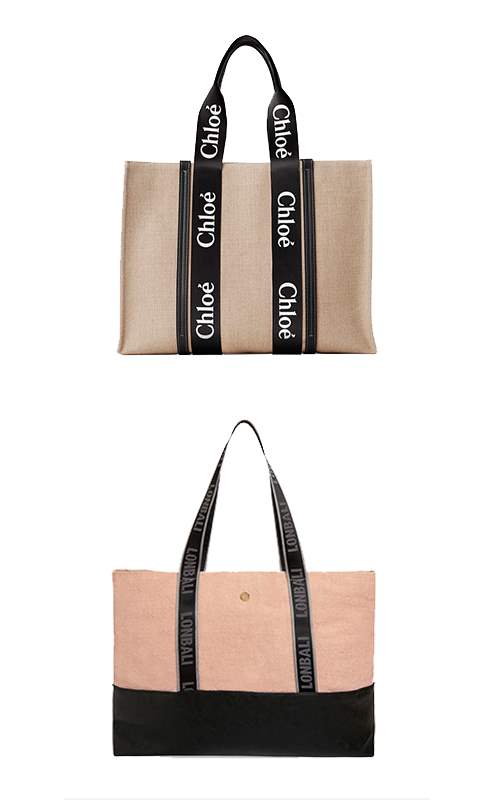 Bolso Woody de Chloé y bolso Binibeca de Lonbali