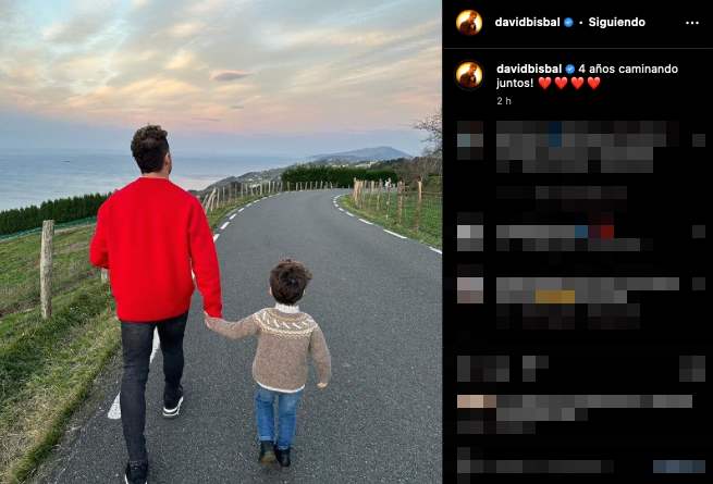 David Bisbal se olvida de este trago amargo familiar celebrando el cumpleaños de su hijo