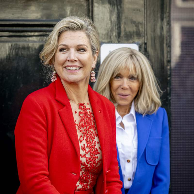 Máxima de Holanda y Brigitte Macron